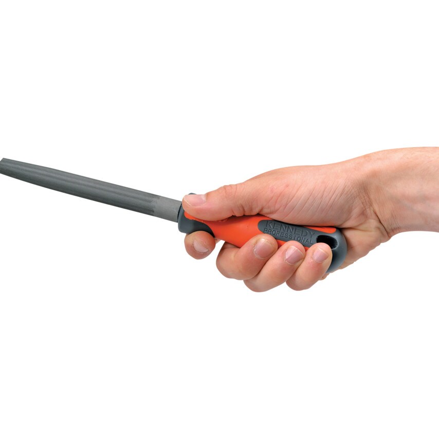 KennedyPro 10" (250MM) H/Round Bastard Engineers File + Handle Zoro UK