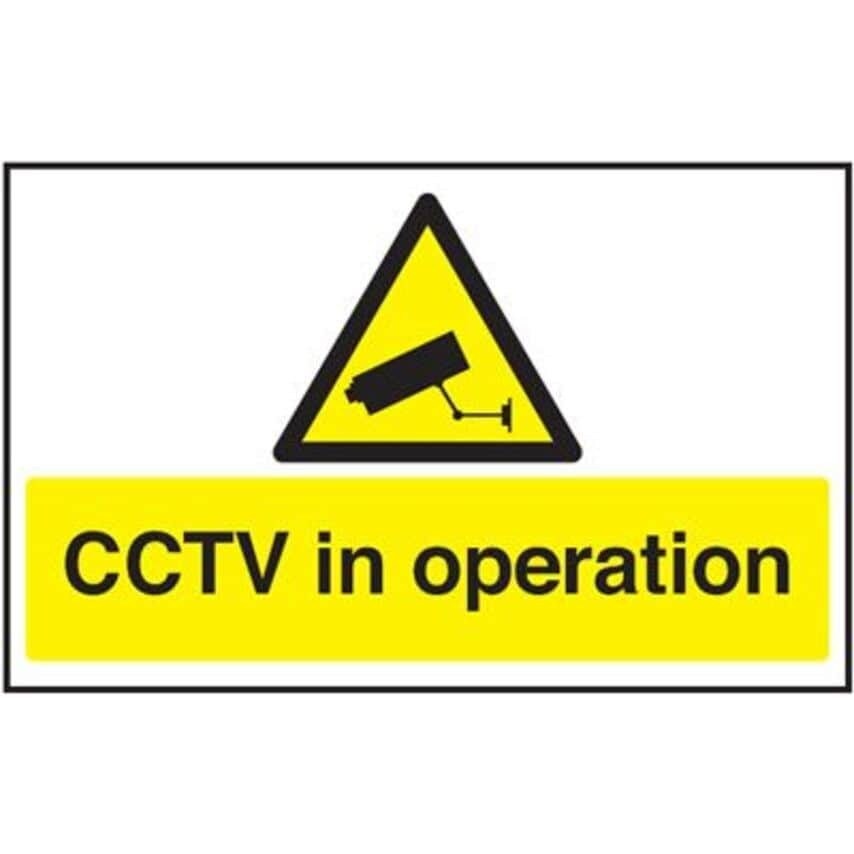 Sitesafe 150x300mm CCTV in Operation - Rigid