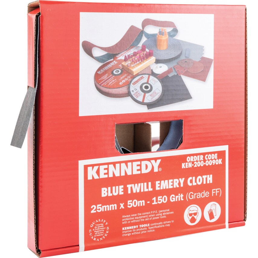 Shop Kennedy 25MM X 50M Coil Economy Emery Grade FF (P150) Abrasive