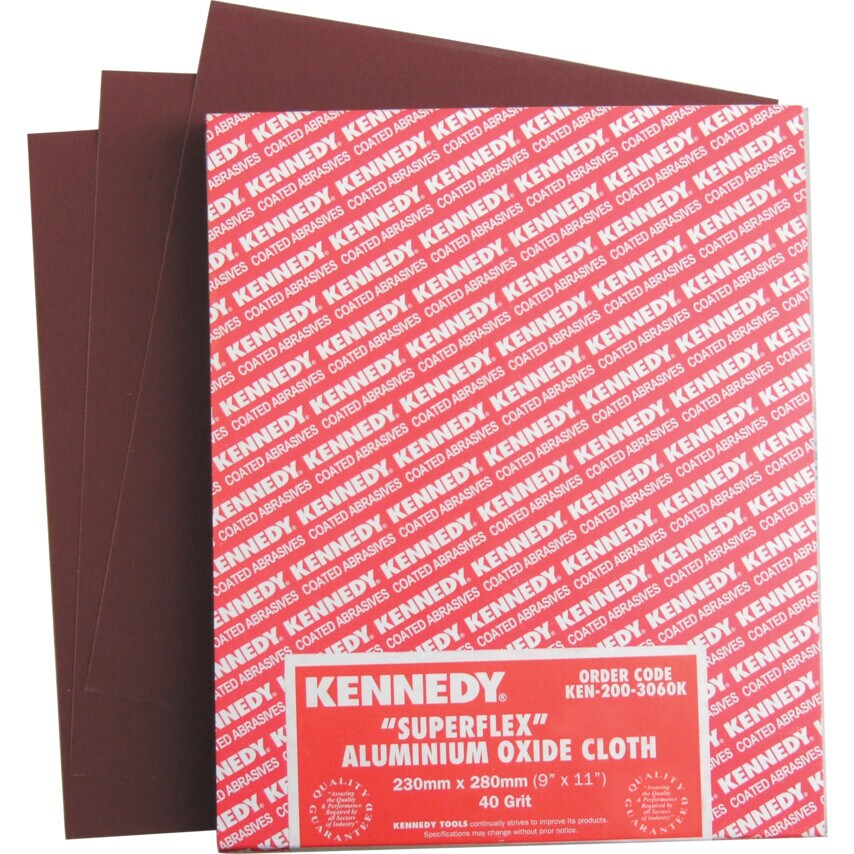 Shop Kennedy 9"X11" Superflex Cloth Sheets Grade 320 Abrasives