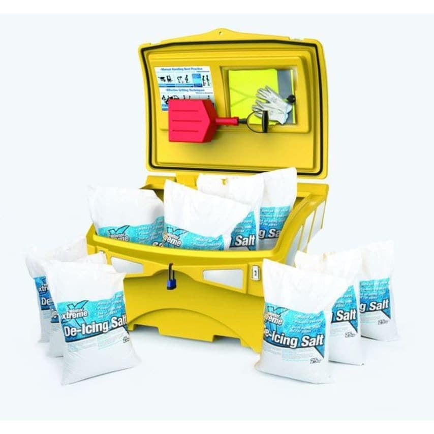 Shop Xtreme Ultimate Grit Bin Kit with 10 x 25kg Bags of White Deicing