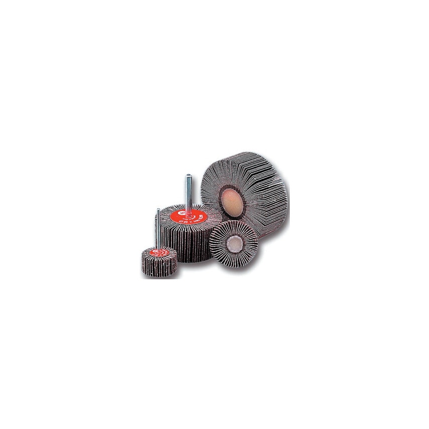 GS5015060 50x15mm FLAP WHEEL GRIT 60 - 6mm SHANK- you get 10