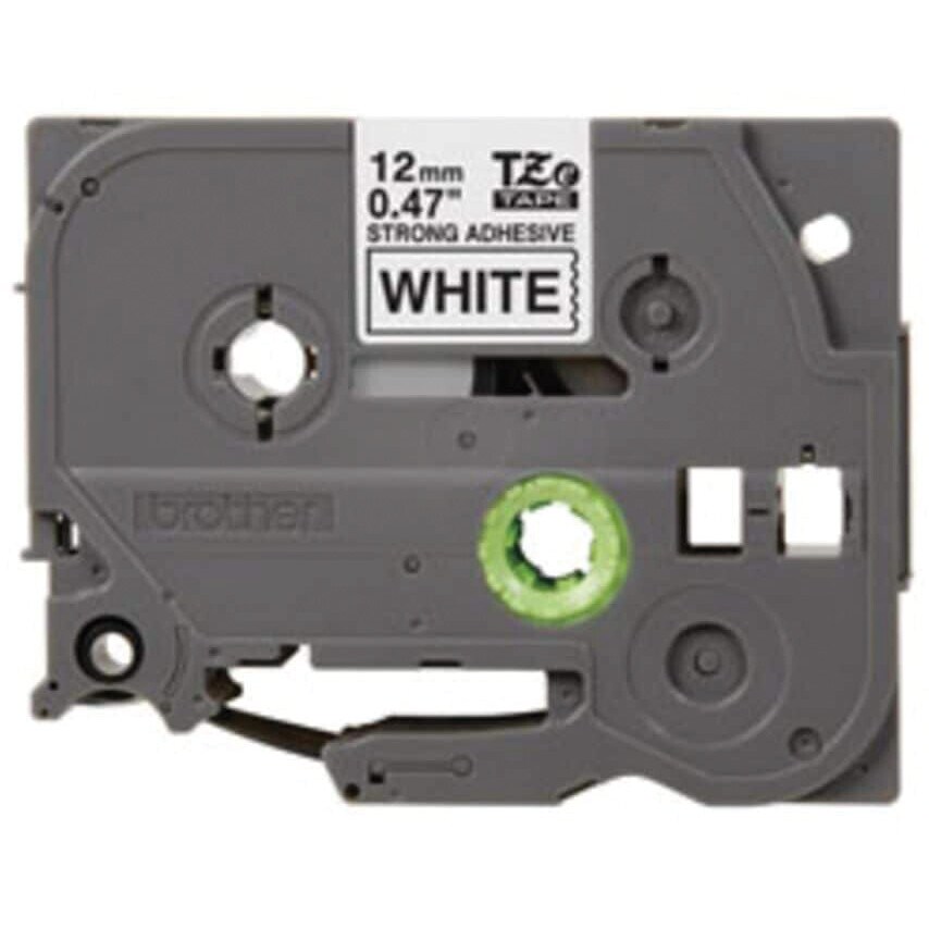 Brother TZE-S231 12mm P-T Ouch Tape Black/White