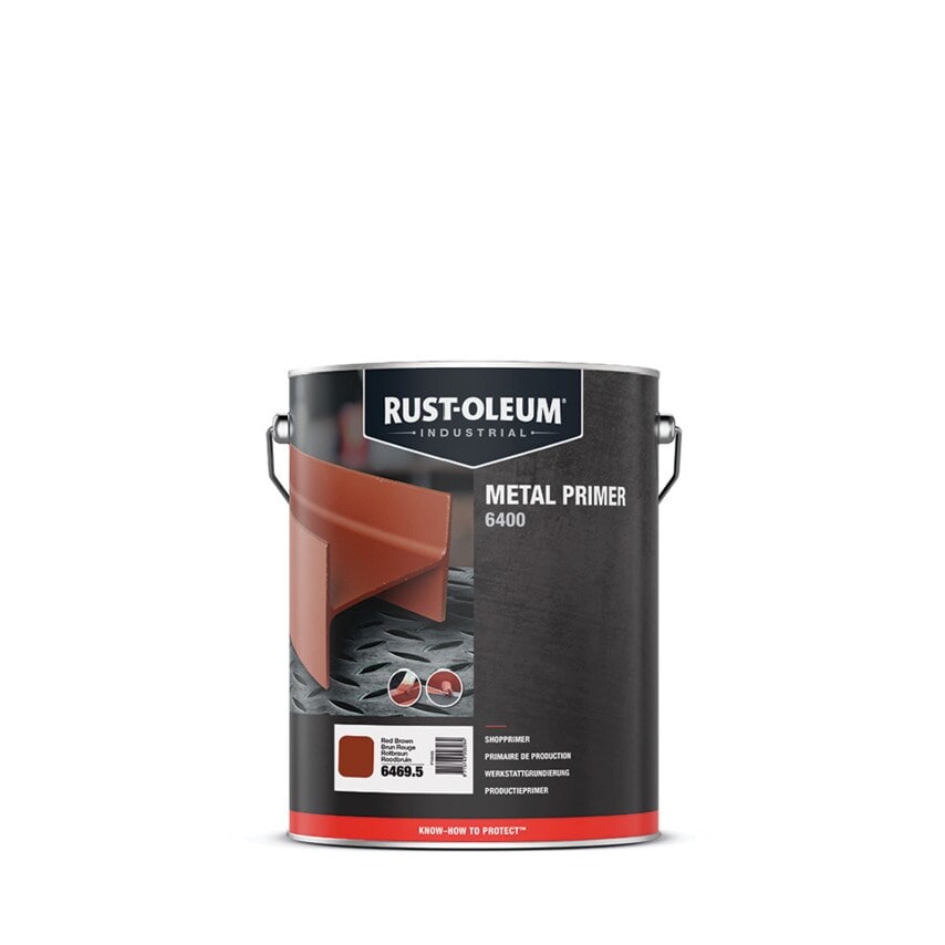 Rustoleum 6469 Shop Primer Red Brown 5LTR Zoro UK