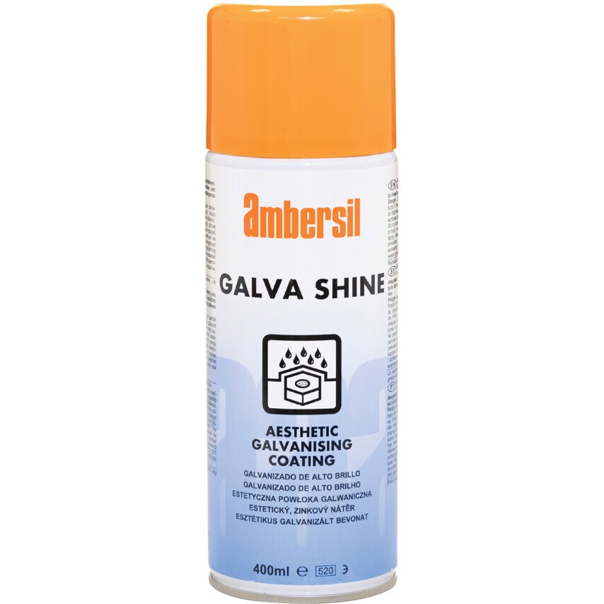 Galva Shine, Aesthetic Galvanised Coating Aerosol, 400ML