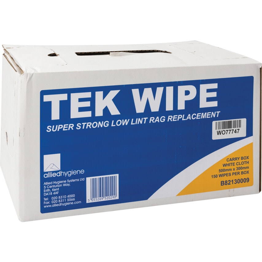 HydroMax 50 x 30cm Tek-Wipe Cloth 68g White (150)