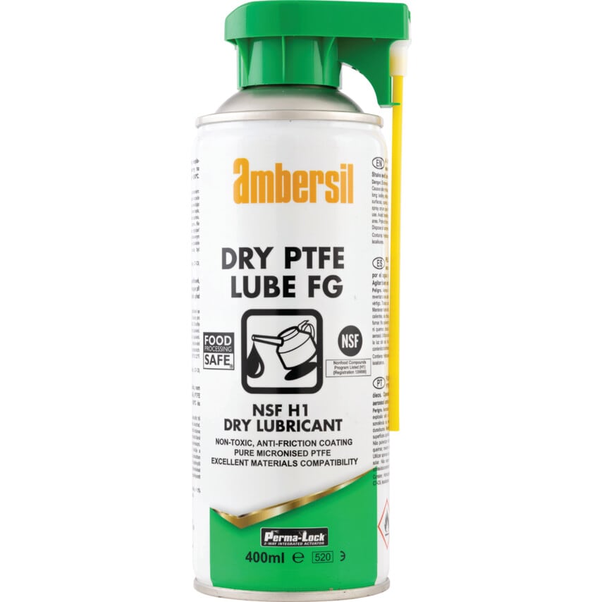 PTFE Lubricant, Aerosol, 400ML