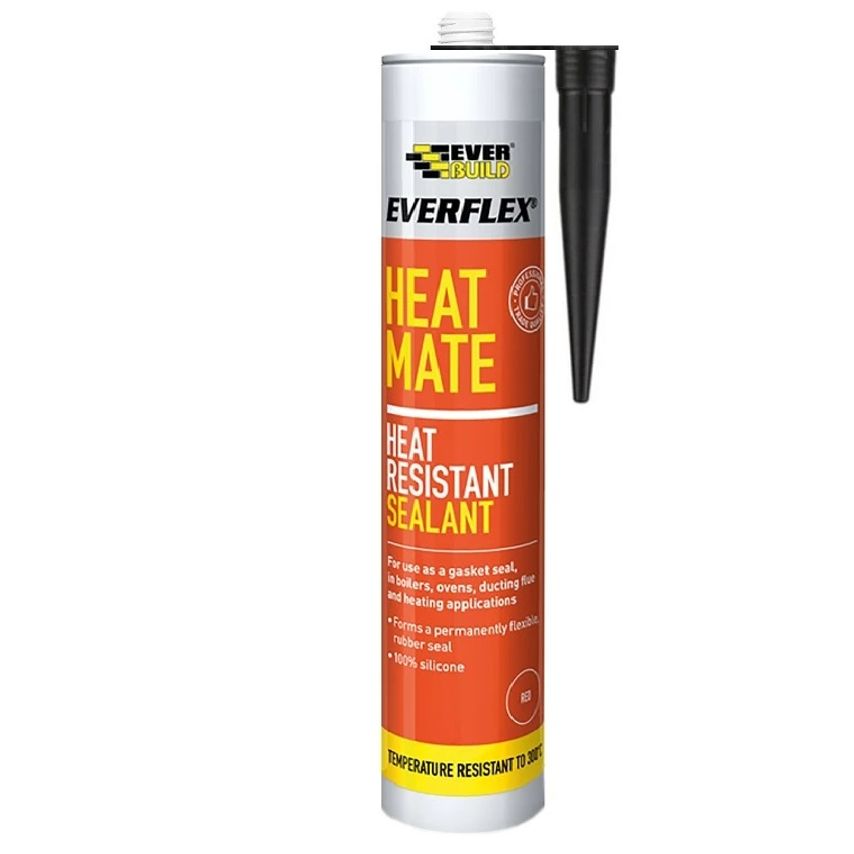 Heatmate Silicon Sealant Resistant 300DEG C (Blk)