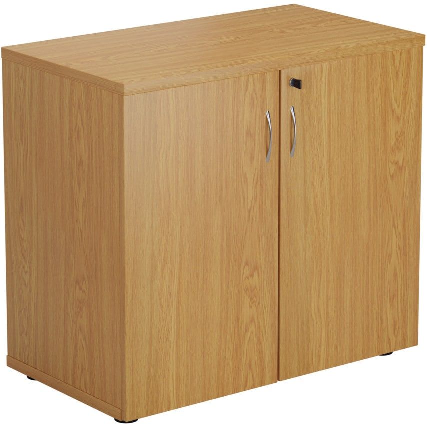 Tc 730mm Desk High Cupboard 1 Shelf Oak