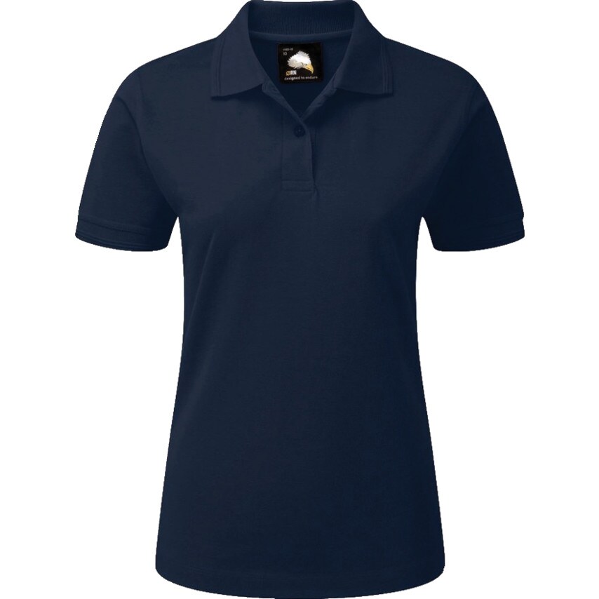 ORN Women's Polo Shirt, Navy Blue, Size 14