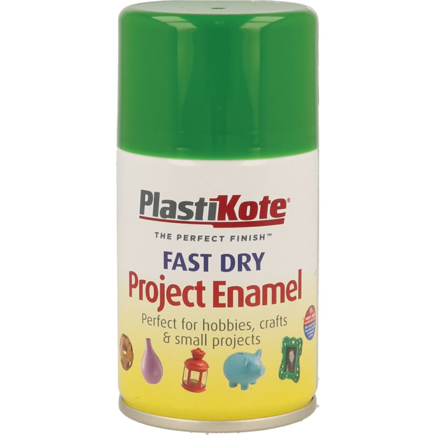 PlastiKote 104-S Fast Dry Enamel Garden Green 100ml Aerosol- you get 3