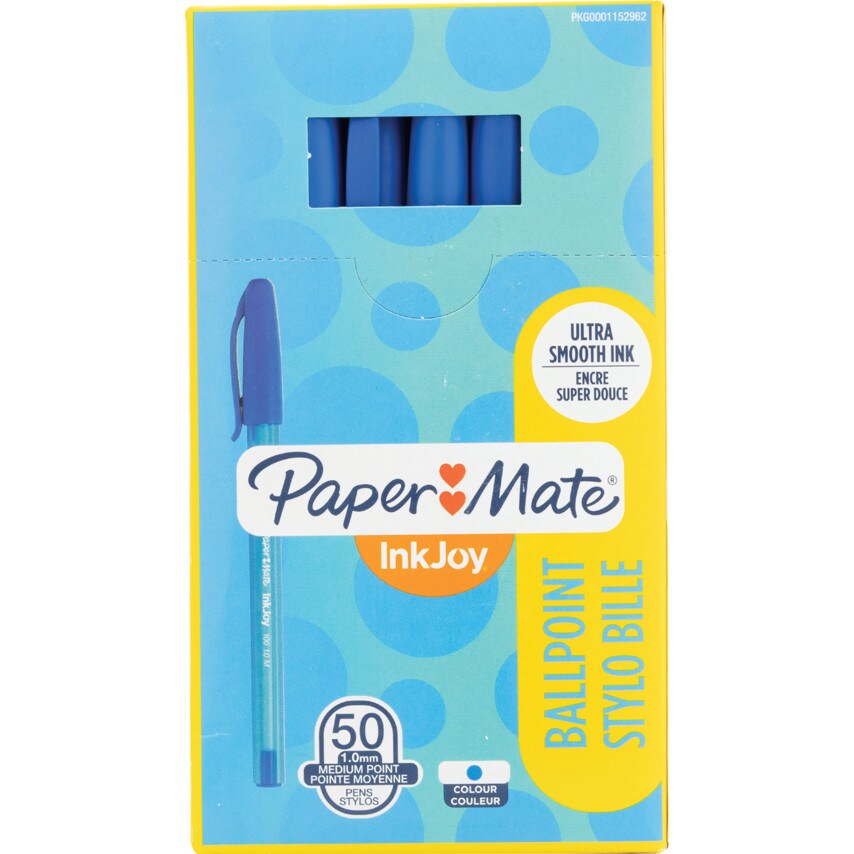 Paper Mate Papermate Inkjoy 100 Medium Blue (Pack-50) - Picture 2 of 2