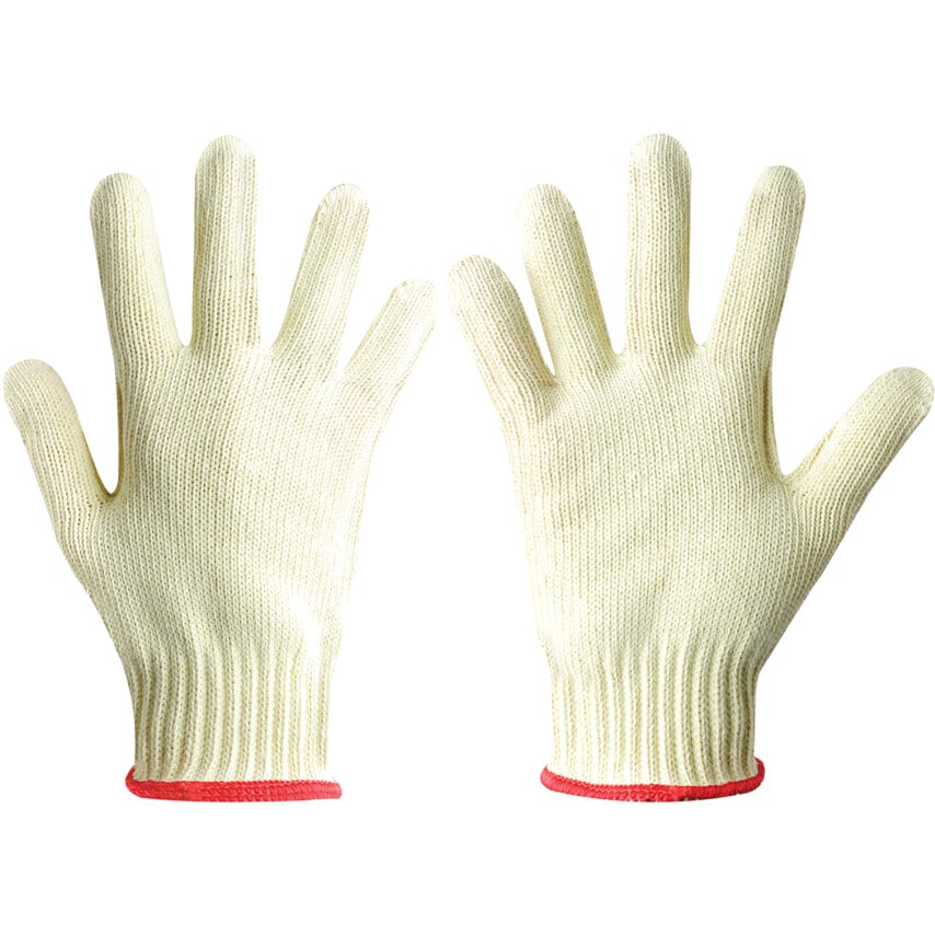 Tilsatec TTP310 Cut 4 Aramid Knitted Heavy Duty Gloves Yellow Size 9