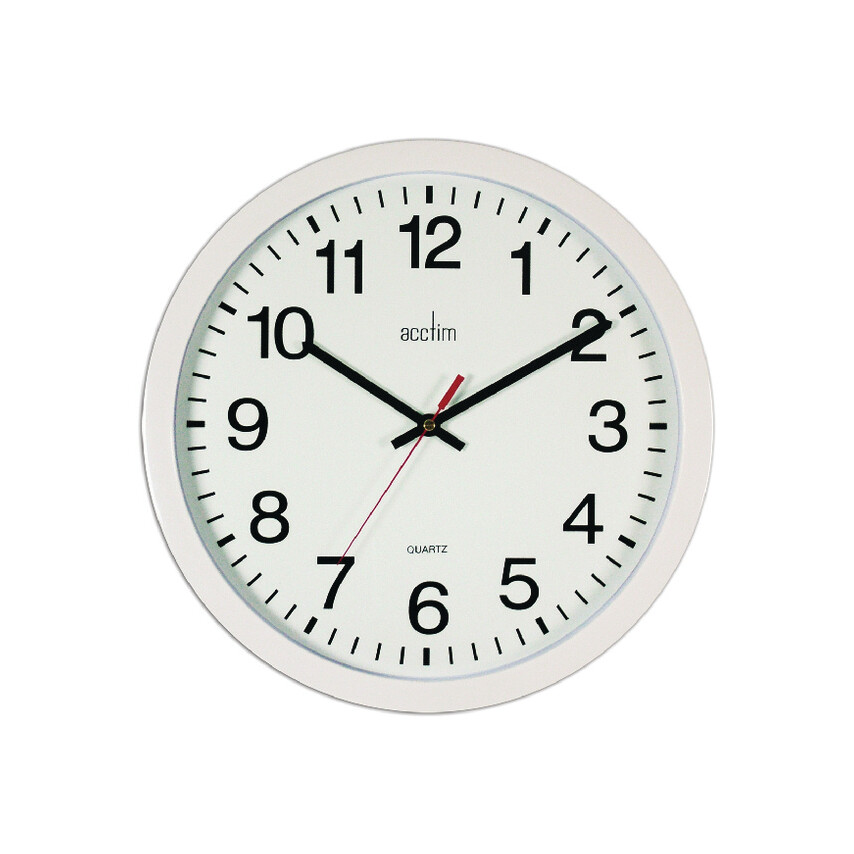 Acctim 93/704B Controller Wall Clock 368MM Black