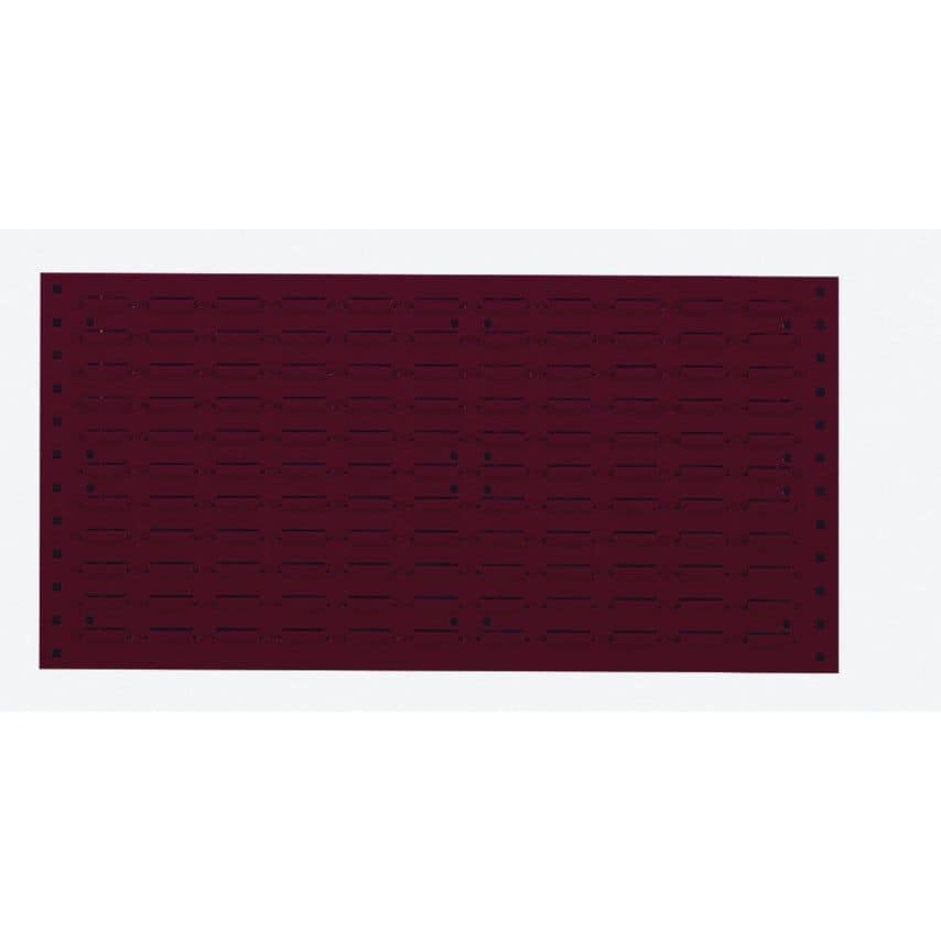 Bott 800 Horizontal Louvre Panel RAL3004 Red x 1 - Light Grey/Red