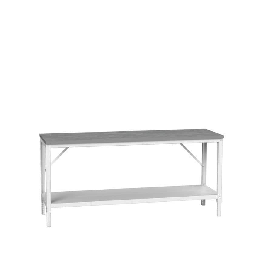 Bott Verso Bench 2000 x 600 x 780mm Lino Worktop - Light Grey