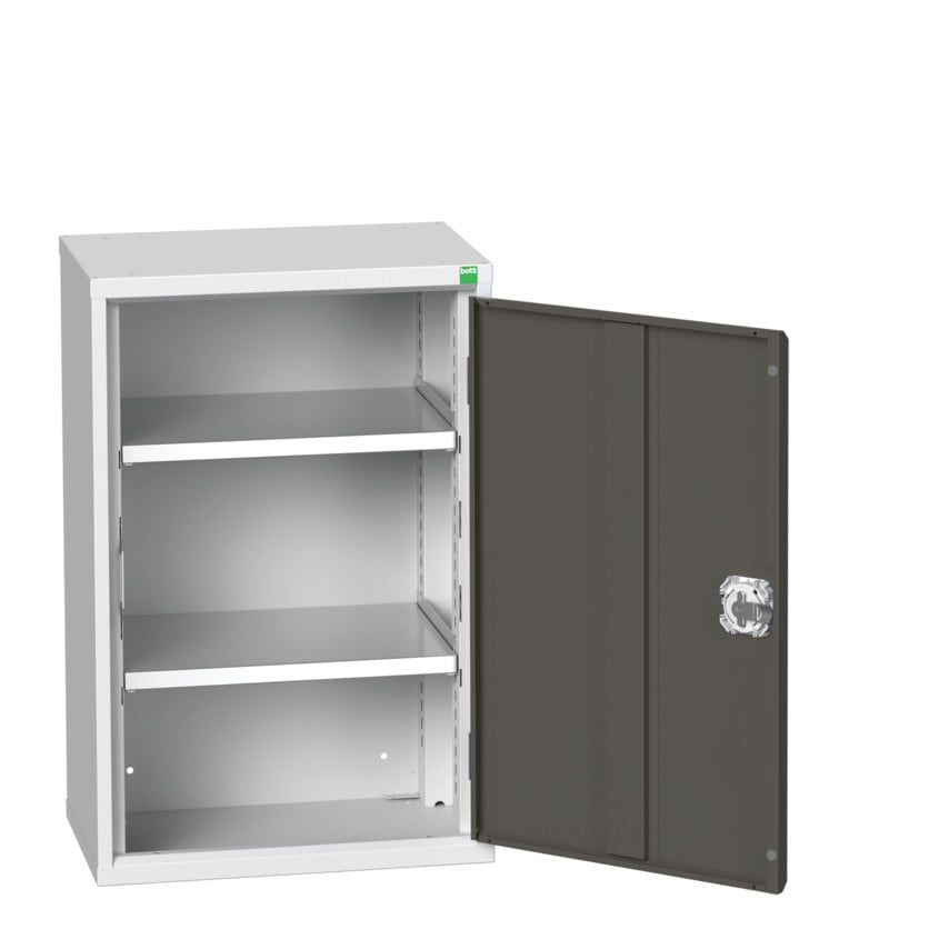 Bott Verso Shelf Cupboard 525 x 350 x 800mm 2 Shelves - Light/Anthracite Grey