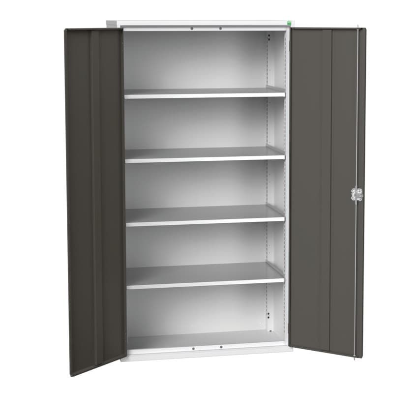 Bott Verso Shelf Cupboard 1050 x 550 x 2000mm 4 Shelves - Light/Anthracite Grey