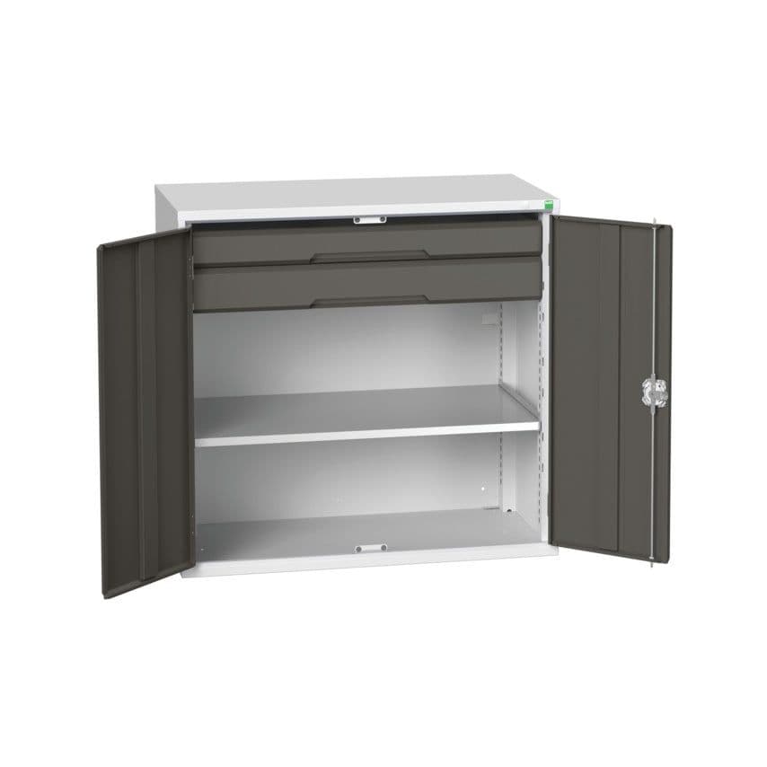 Bott Verso Shelf Cupboard 1050X350X1000mm-LIGHT/Anthracite Grey