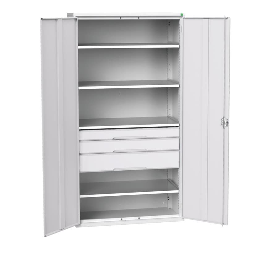 Bott Verso Kitted Cupboard 1050X550X2000mm-LIGHT Grey