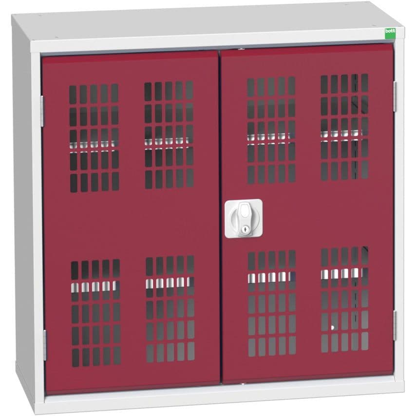 Bott Verso Shelf Cupboard 800X350X750mm-LIGHT Grey/Red