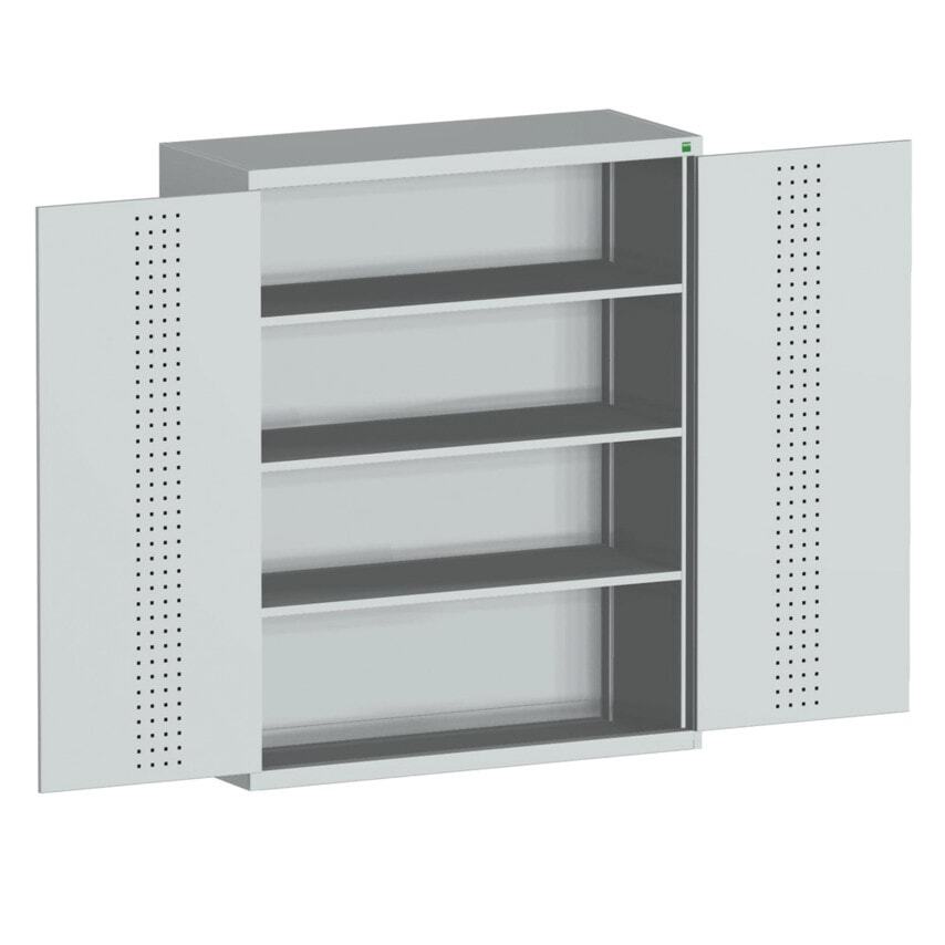Bott Cubio SMF-13516-1.1 Cupboard with Perfo Door - Light Grey