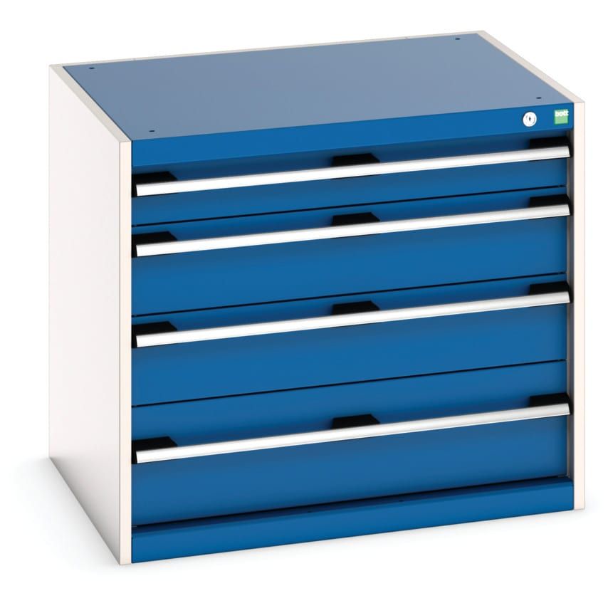 Bott Cubio SL-867-4.1 Drawer Cabinet - Light Grey/Blue