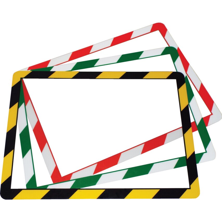 Beaverswood Frames 4 Docs Magnetic A4 Red/White Chevrons (Pack-10)