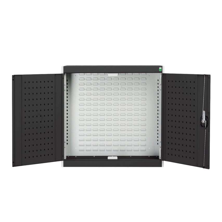 Bott Cubio Louvre Wall Cupboard Housing - Light/Anthracite Grey