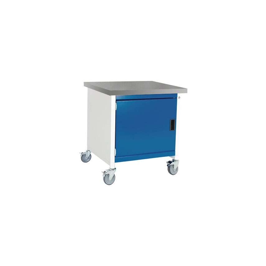 Bott Cubio KWR-778-3.2 Mobile Storage Bench - Light Grey/Blue