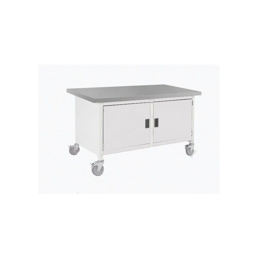 Bott Cubio KWR-1578-3.2 Mobile Storage Bench - Light Grey