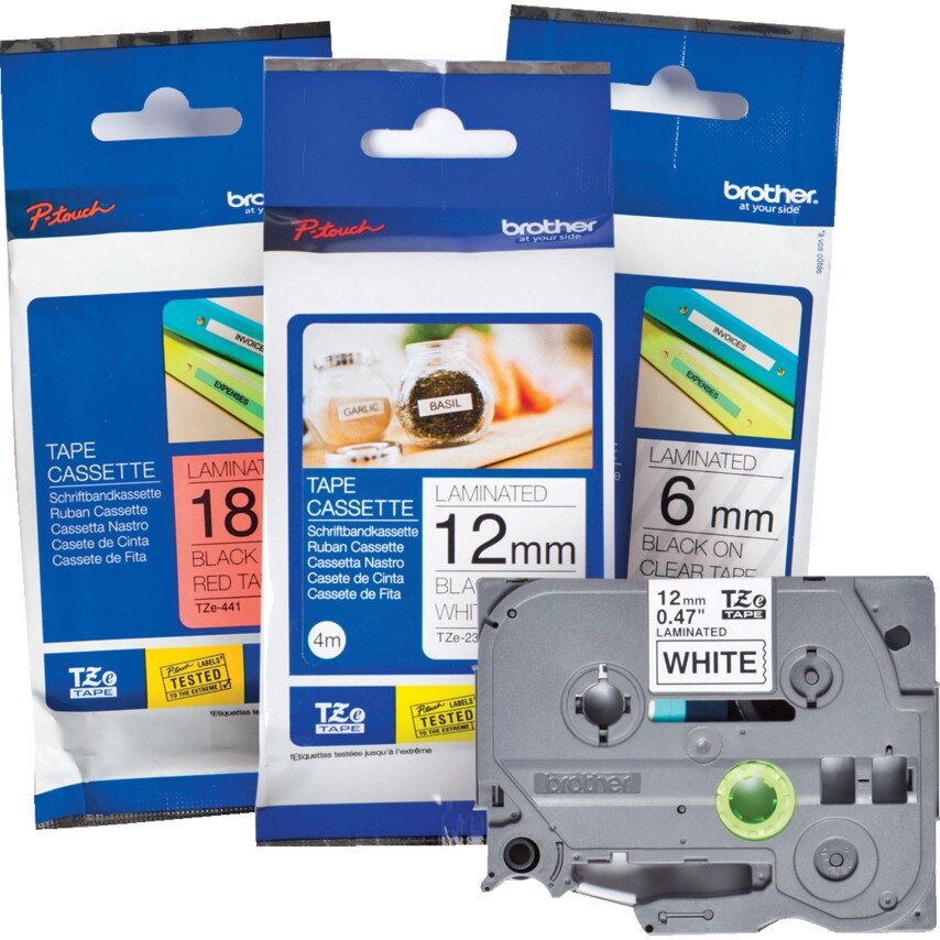 Brother TZE-431 12MM P-touch Tape Red - Picture 2 of 2