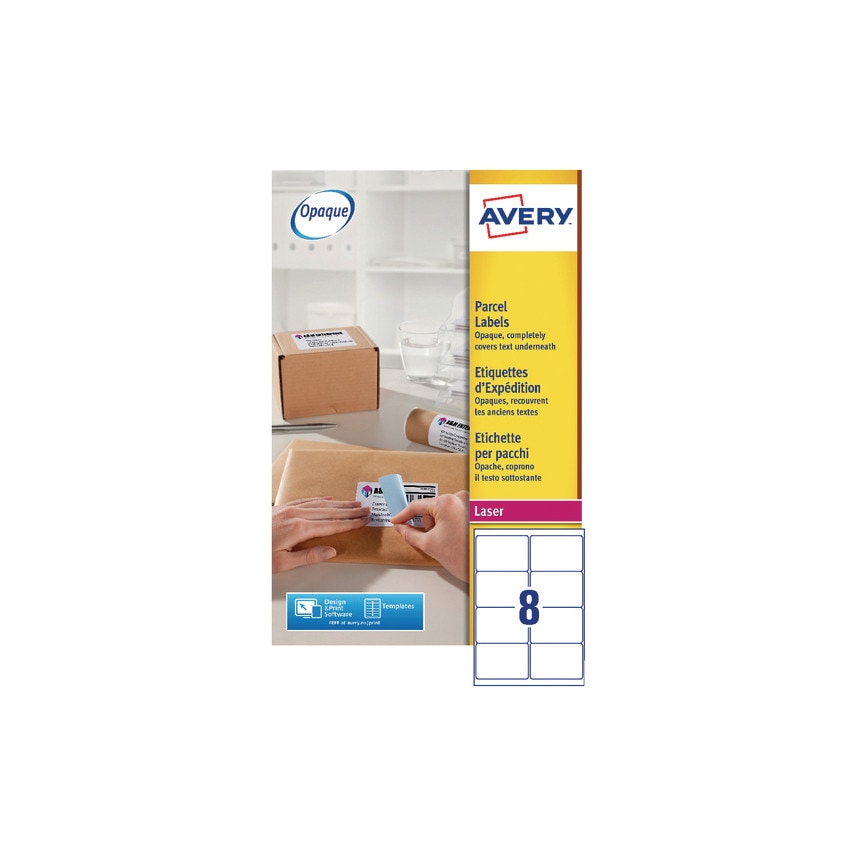 Avery L7165-40 Laser Label Jam Free White (Pk-320)