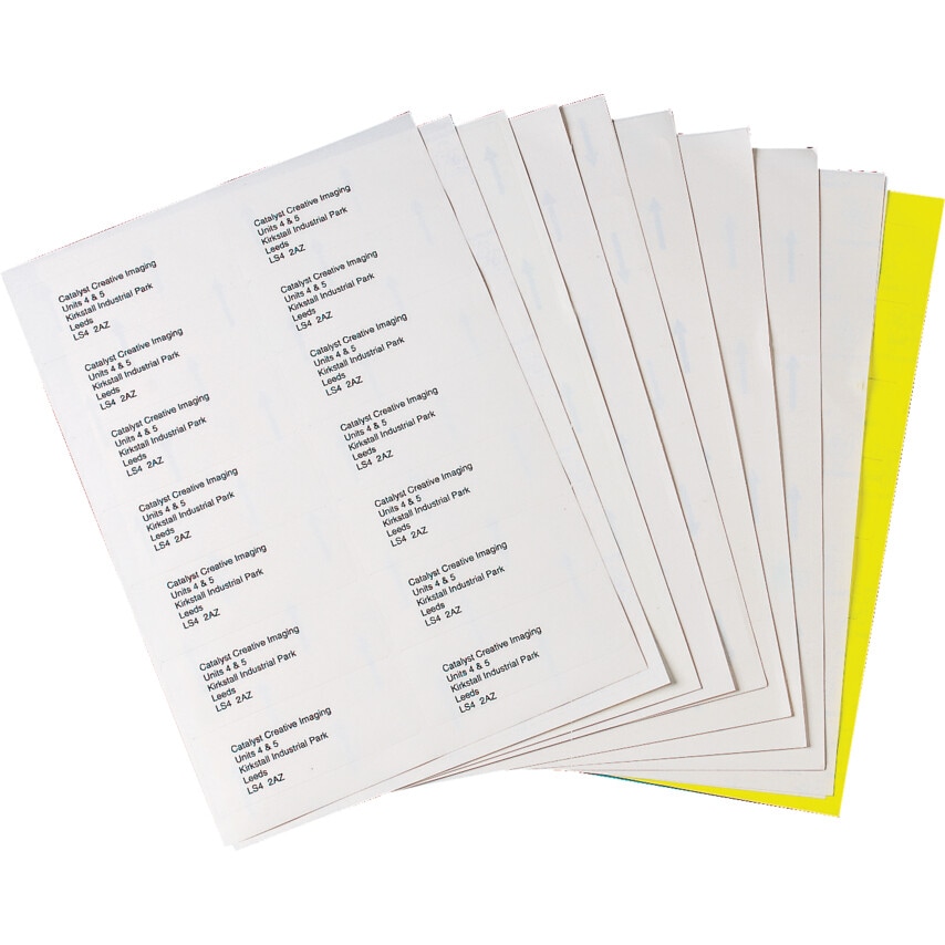 Shop QConnect Multi Purpose Labels 18 Per Sheet (100) Labels Zoro UK
