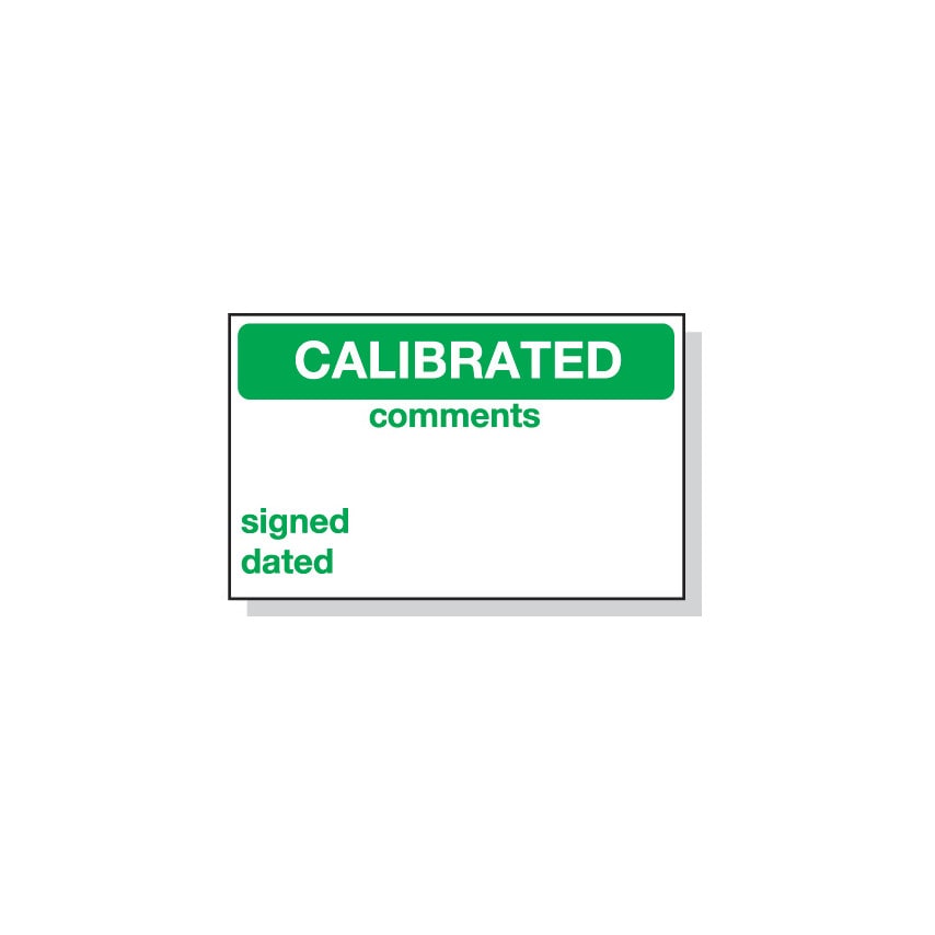 Sitesafe Calibrated Vinyl Label 25X40MM S/Adh (Roll-250)