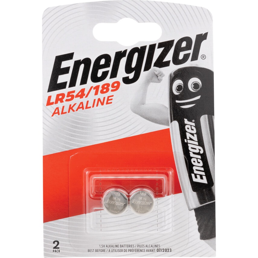 Energizer 623059 Speciality 189/LR54 Alkaline Batteries Pack of 2- you get 5