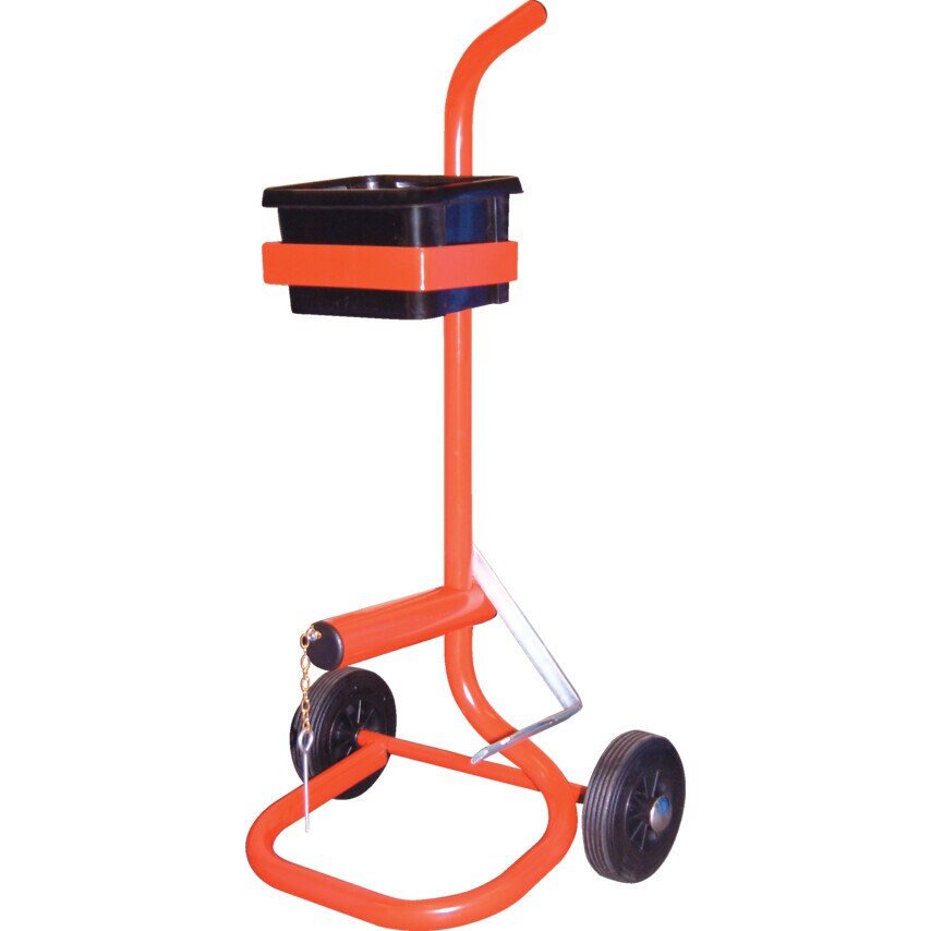 Mobile Coil Holder for Plastic Reels Assembled