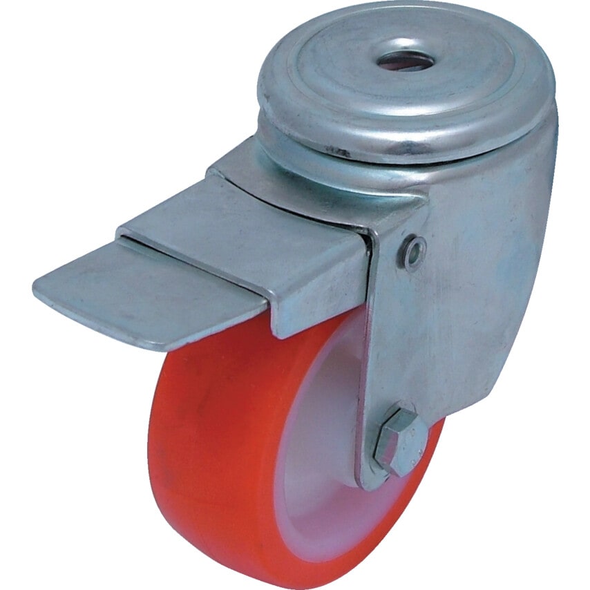 Atlas Workholders 100mm B/H Swivel Castor (S/S) P/N Wheel Brake
