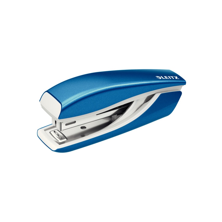 Leitz NeXXt WOW Mini Stapler 10SHEET Blue Metallic