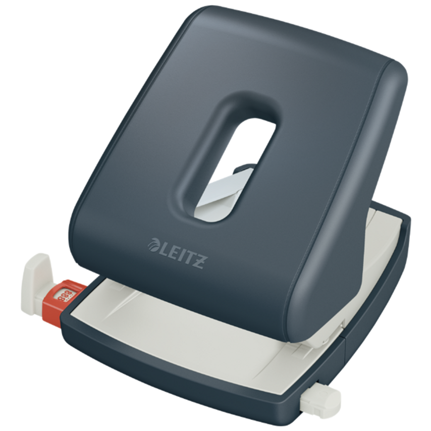 Leitz Cosy Hole Punch 2 Hole Punch, 30 Sheets, Velvet Grey