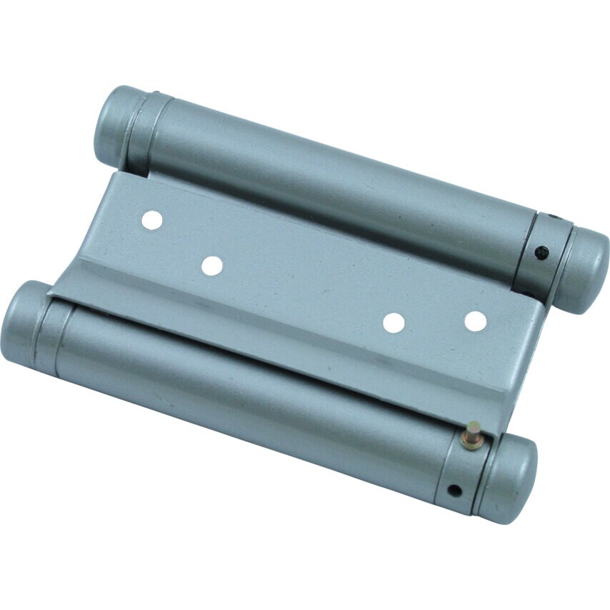 Shop Matlock 150MM Double Action Spring Hinges Silver + Fittingspr