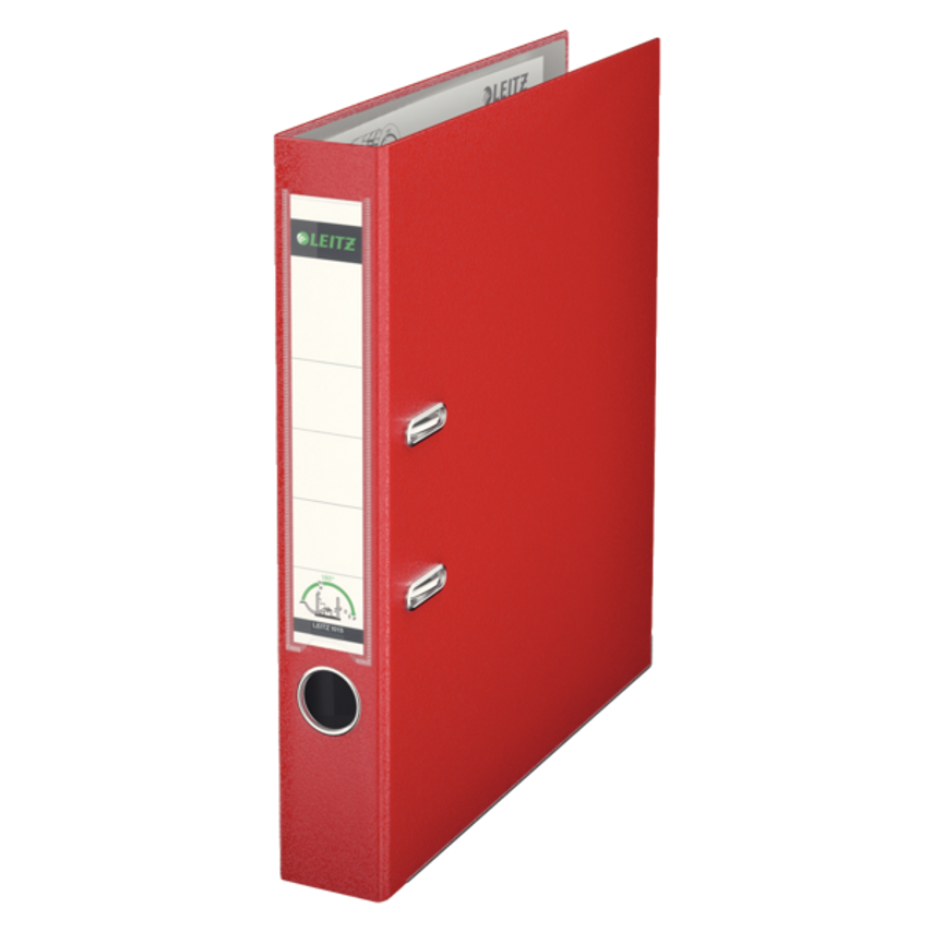 Leitz 180 Lever Arch File Plastic A4 50MM Red