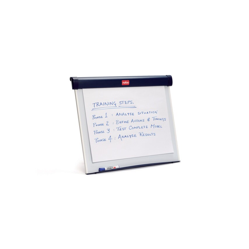 Barracuda Easel Whiteboard Desktop Magnetic with B1 Flipchart and Marker 675X550MM