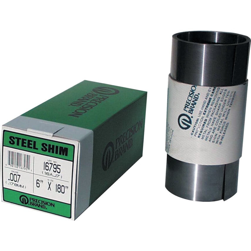 Precision Brand 0.500mmx150mmx2.5M STEEL SHIM