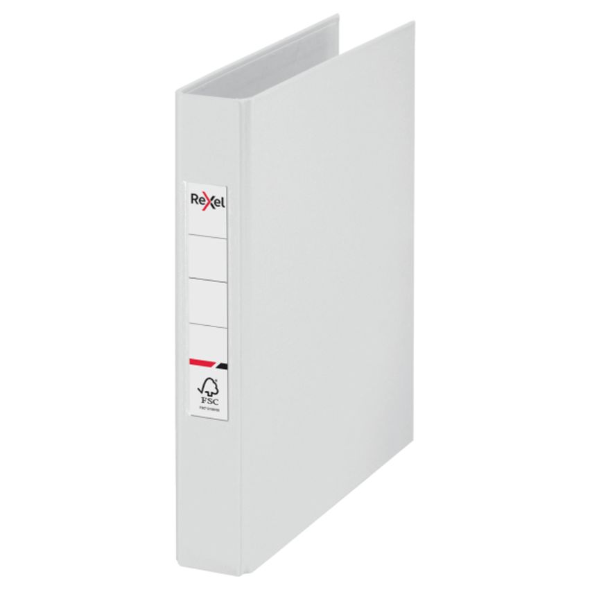 Rexel A5 Ring Binder, White, 25MM 2 O-Ring Diameter, Choices - Outer- you get 10