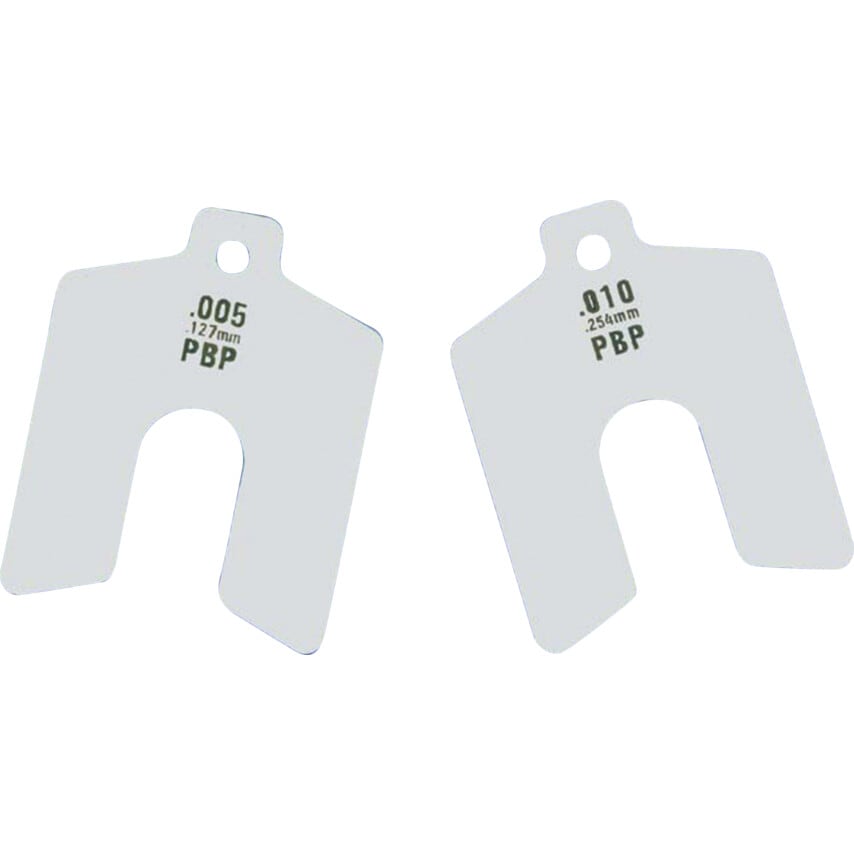 Precision Brand 0.250mm x 50 x 50mm Stainless Slotted Shim, Pack of 10