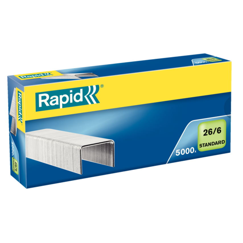 Rapid Standard Staples 26/6 (5000) - Outer Carton of 10- you get 10