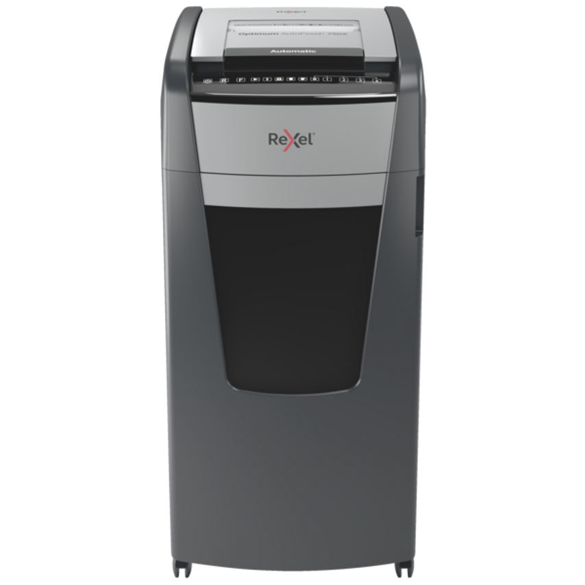 Rexel Optimum Autofeed+ 750X Automatic Cross Cut Paper Shredder Black