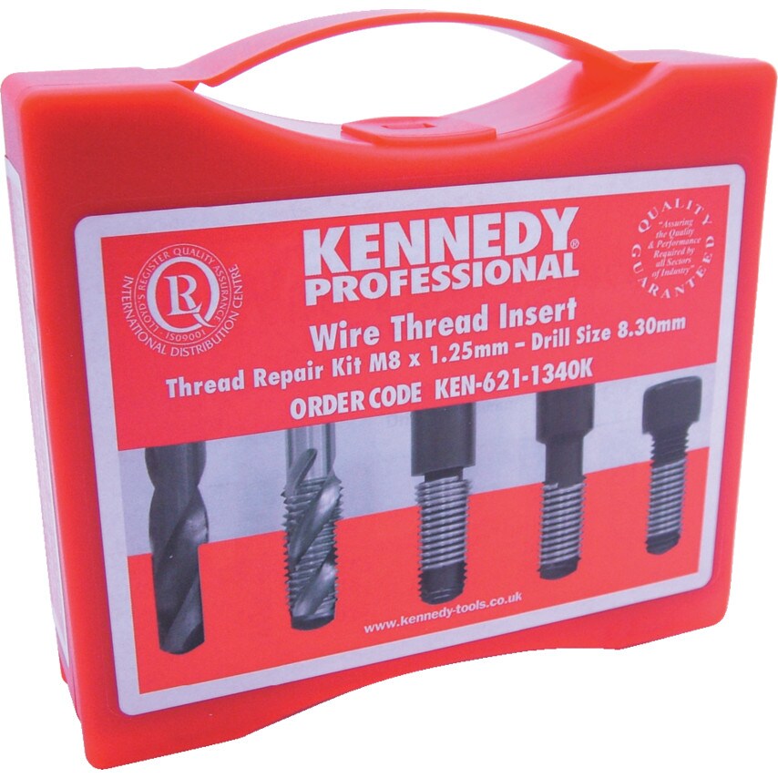 KennedyPro Wire Insert Thread Repair Kit M8.0X1.2 at Zoro