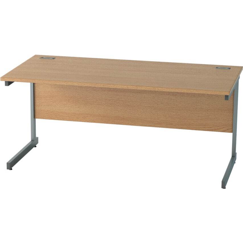 Lee & Plumpton Satellite 1800mm Single Cant Standard Desk Light Oak